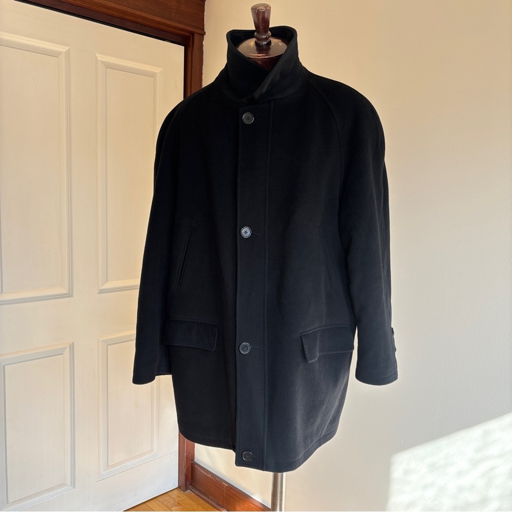 Valente Men’s 3/4 Coat Wool Blend Designer Jacket Size 55 IT 46 US Made in Italy